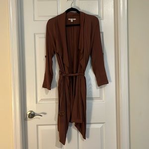 Belted duster jacket